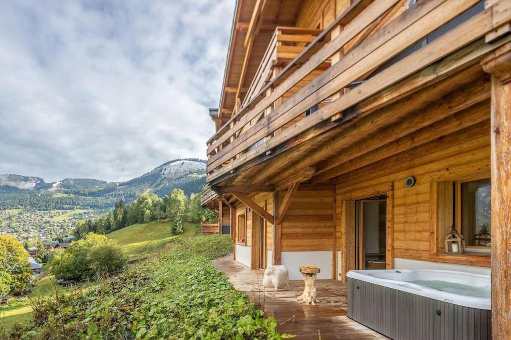Chalet 1100 - Bo Immobilier Chatel - A Mi-Chemin Du Centre Et Du Linga - Jacuzzi Sauna Et Cheminee Екстер'єр фото