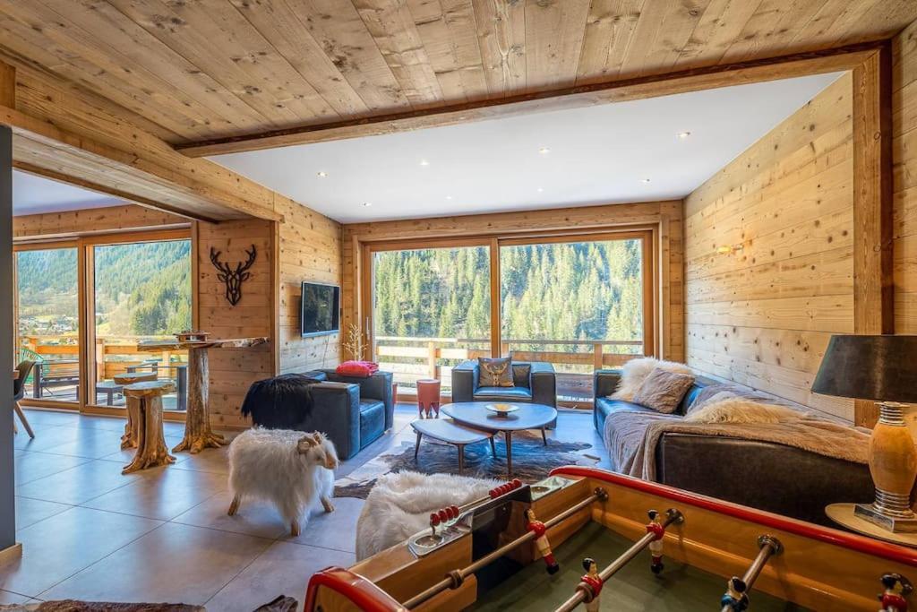 Chalet 1100 - Bo Immobilier Chatel - A Mi-Chemin Du Centre Et Du Linga - Jacuzzi Sauna Et Cheminee Екстер'єр фото