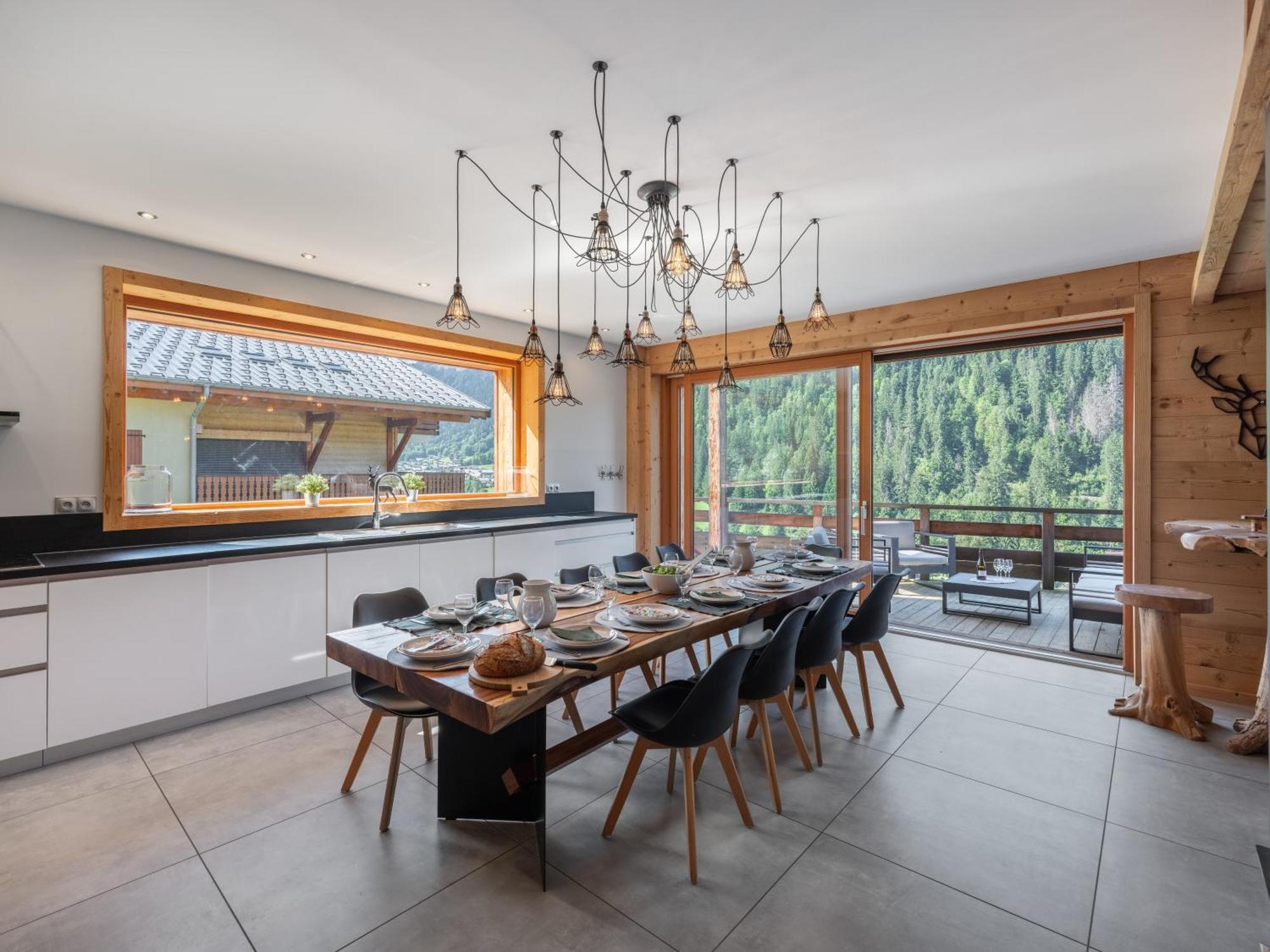 Chalet 1100 - Bo Immobilier Chatel - A Mi-Chemin Du Centre Et Du Linga - Jacuzzi Sauna Et Cheminee Екстер'єр фото