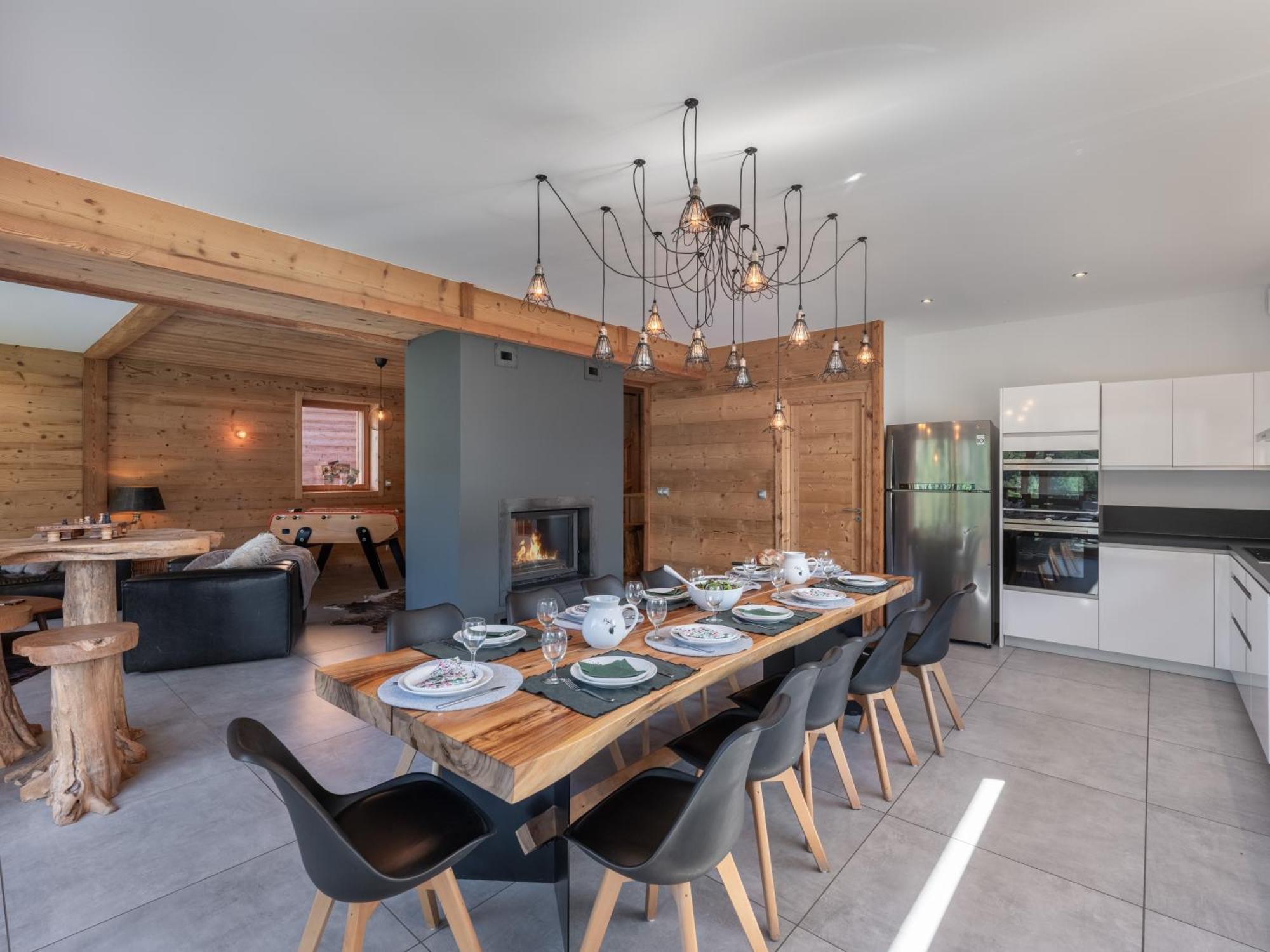 Chalet 1100 - Bo Immobilier Chatel - A Mi-Chemin Du Centre Et Du Linga - Jacuzzi Sauna Et Cheminee Екстер'єр фото