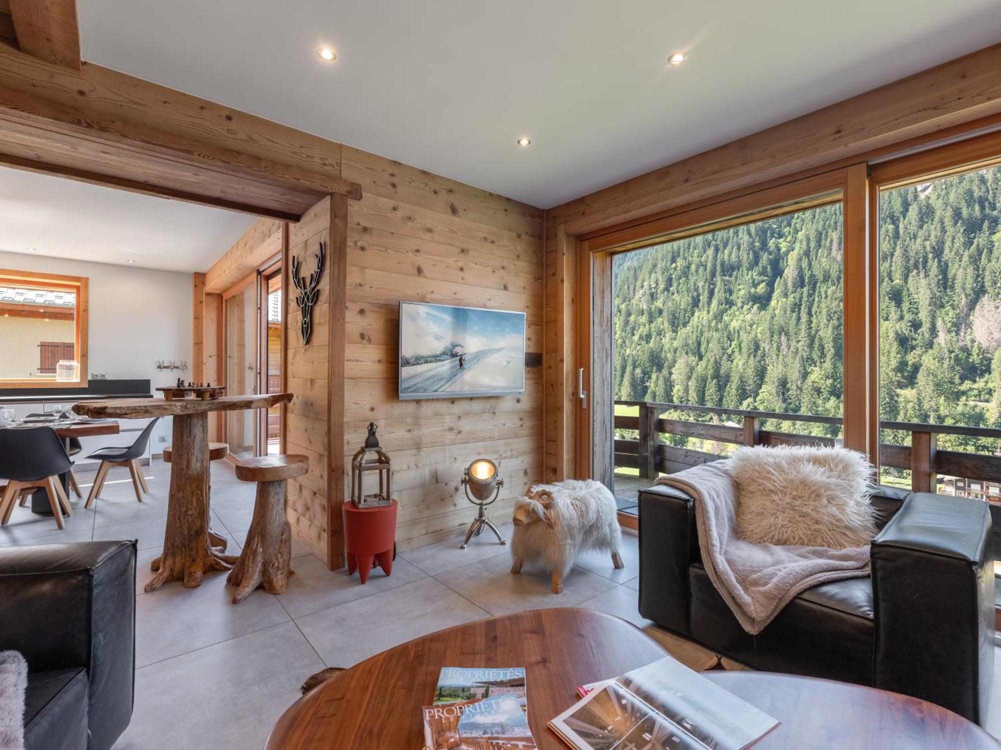 Chalet 1100 - Bo Immobilier Chatel - A Mi-Chemin Du Centre Et Du Linga - Jacuzzi Sauna Et Cheminee Екстер'єр фото