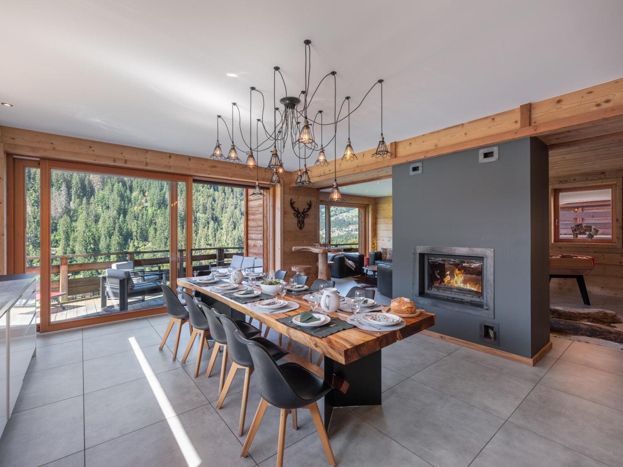 Chalet 1100 - Bo Immobilier Chatel - A Mi-Chemin Du Centre Et Du Linga - Jacuzzi Sauna Et Cheminee Екстер'єр фото