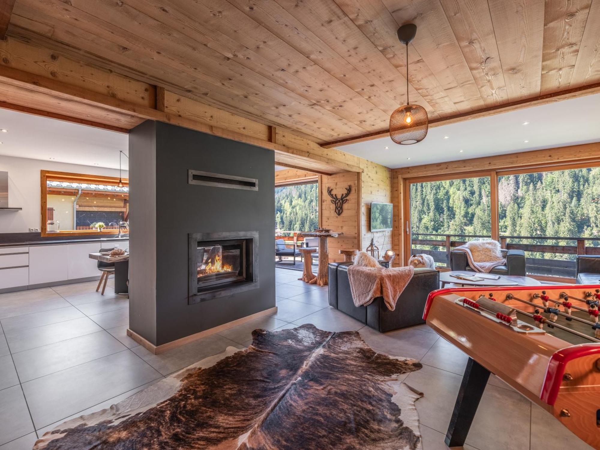 Chalet 1100 - Bo Immobilier Chatel - A Mi-Chemin Du Centre Et Du Linga - Jacuzzi Sauna Et Cheminee Екстер'єр фото